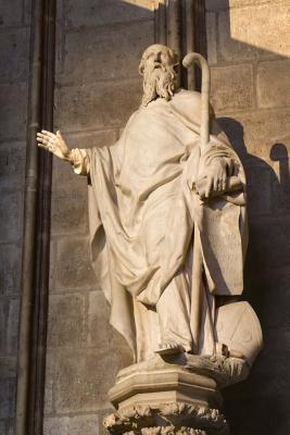 Download Statue of Saint Augustin from Paris France Church Journal: 150 Page Lined Notebook/Diary -  file in ePub