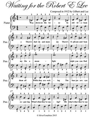 Full Download Waiting for the Robert E Lee Easiest Piano Sheet Music - Erik Satie file in ePub
