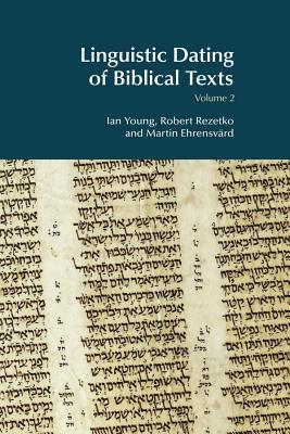 Download Linguistic Dating of Biblical Texts: Volume 2 - Ian Young file in PDF