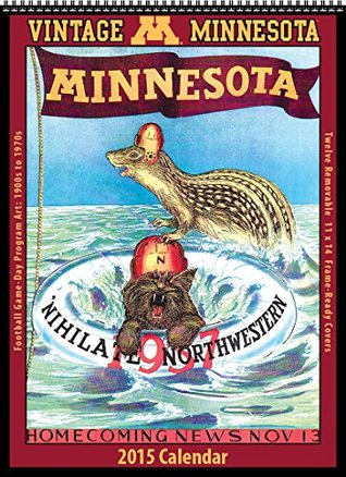 Read Minnesota Golden Gophers 2015 Vintage Football Calendar -  | PDF