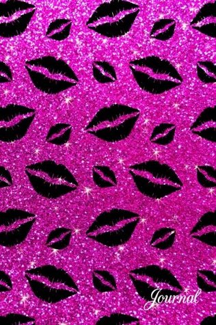 Read Online Journal: Faux neon pink glitter lipstick kisses notebook -  | ePub