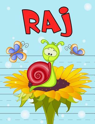 Download Raj: Personalized Book with Child's Name for Boys, Primary Writing Tablet for Kids Learning to Write, 65 Sheets of Practice Paper, 1 Ruling, Preschool, Kindergarten, 1st Grade, Book Size 8 1/2 X 11 -  | PDF
