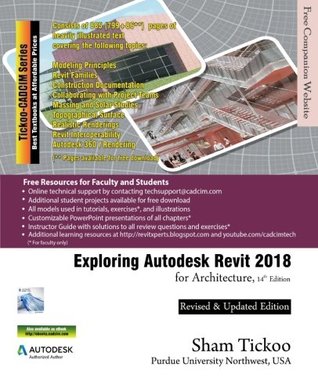 Read Online Exploring Autodesk Revit 2018 for Architecture - Sham Tickoo | PDF