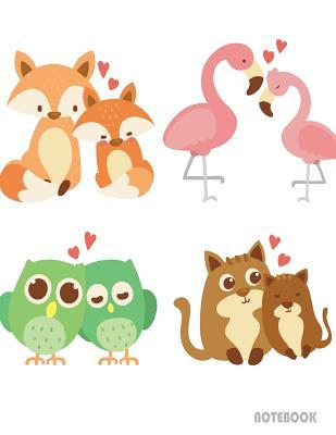Read Notebook: Valentine Animal Couple: Journal Dot-Grid, Grid, Lined, Blank No Lined: Book: Pocket Notebook Journal Diary, 110 Pages, 8.5 X 11 -  file in PDF