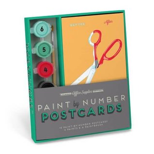 Full Download Knock Knock Office Supplies Paint-by-Number Postcards Kit -  file in ePub