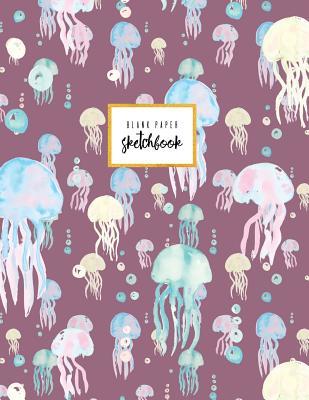 Full Download Blank Paper Sketchbook: Dusty Purple and Blue Nautical Journal to Write In, Unlined Notebook, Soft Cover, 8.5 X 11, Large, 110 Pages. -  file in ePub