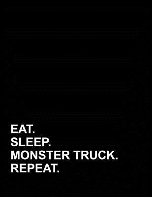 Download Eat Sleep Monster Truck Repeat: Appointment Book 2 Columns -  file in ePub