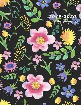 Full Download 2019-2020 Weekly Planner: Large Two Year Planner with Flower Coloring Pages (Volume 1) -  file in ePub
