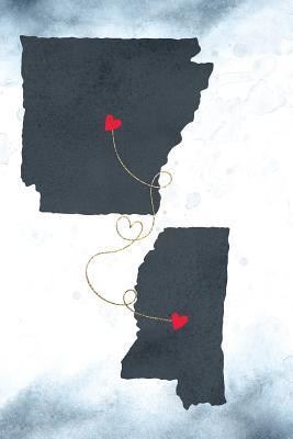 Download Arkansas & Mississippi: Long Distance Out of State Notebook - Blank Lines -  file in ePub