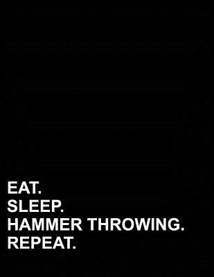 Download Eat Sleep Hammer Throwing Repeat: Graph Paper Notebook: 1 cm Squares, Blank Graphing Paper with Borders -  | PDF
