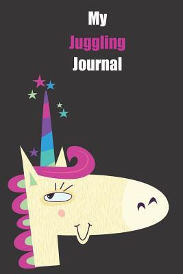 Download My Juggling Journal: With A Cute Unicorn, Blank Lined Notebook Journal Gift Idea With Black Background Cover -  | ePub