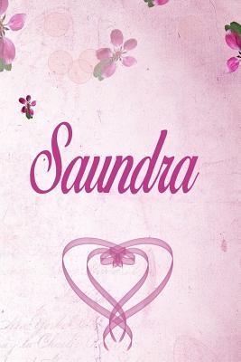 Read Online Saundra: Personalized Name Notebook/Journal Gift For Women & Girls 100 Pages (Pink Floral Design) for School, Writing Poetry, Diary to Write in, Gratitude Writing, Daily Journal or a Dream Journal. - Personalized Name Publishers | ePub