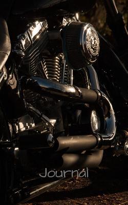 Read Online Journal: A5 5x 8 126 page Dot bullet journal, diary with a side view of motorcycle on the cover - Marvs Publishing file in ePub