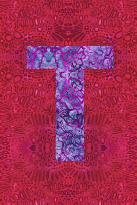 Read T: 6x9 lined journal: colorful batik pattern: initial T - Alphabet Press file in ePub