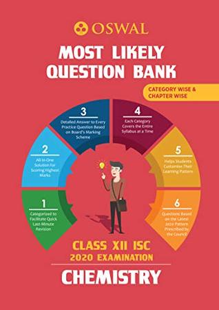 Read Most Likely Question Bank for Chemistry: ISC Class 12 for 2020 Examination - Oswal Publishers | PDF