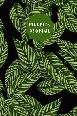 Read Online Favorite Journal: leaf theme cover journal notebook -  file in ePub
