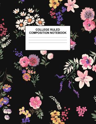 Read College Ruled Composition Notebook: Cute Blank Lined Journal to Write In with White Paper Rule Pages for School Subject and Writing Pad: Design Code A4 7608 - Nifty Prints file in PDF