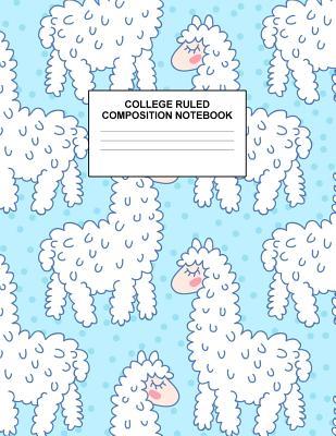 Read Online College Ruled Composition Notebook: Cute Blank Lined Journal to Write In with White Paper Rule Pages for School Subject and Writing Pad: Design Code A4 5555 - Nifty Prints | ePub