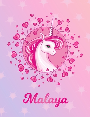 Read Online Malaya: Unicorn Sheet Music Note Manuscript Notebook Paper Magical Horse Personalized Letter M Initial Custom First Name Cover Musician Composer Instrument Composition Book 12 Staves a Page Staff Line Notepad Notation Guide Compose Write Songs - Unicornmusic Publications file in PDF
